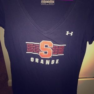 SYRACUSE ORANGE 🍊 V-neck Under Armour - Medium